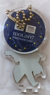 IDOLiSH7 Mini Acrylic Stand with Ballchain (Ryunosuke Tsunashi) Back [Pre-owned]